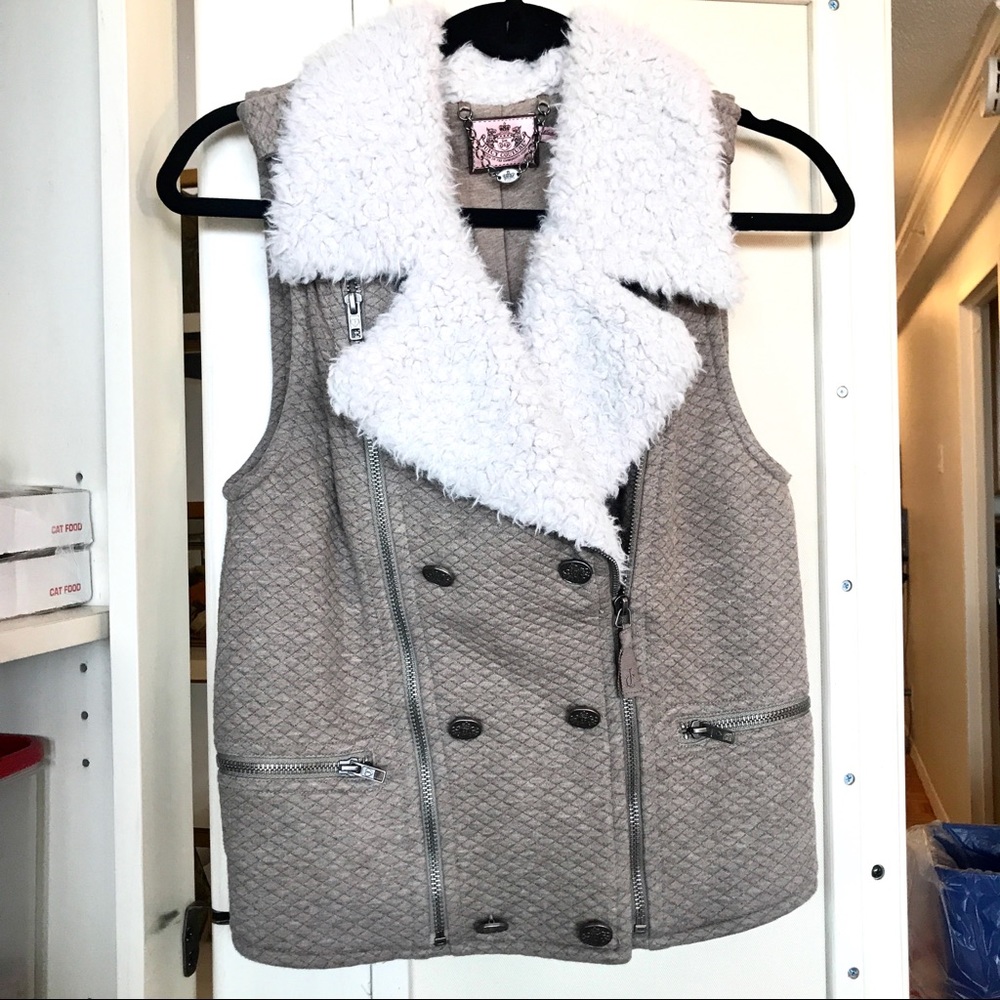 JUICY COUTURE Shearling Vest